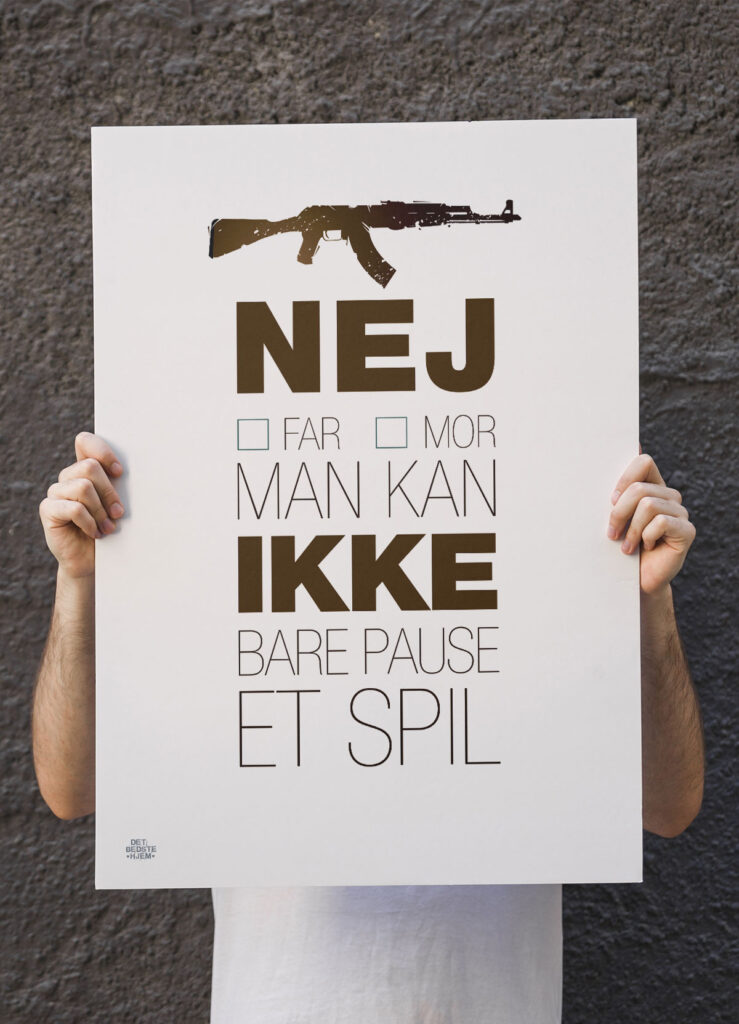 CSGO plakat - Nej til pause - detbedstehjem