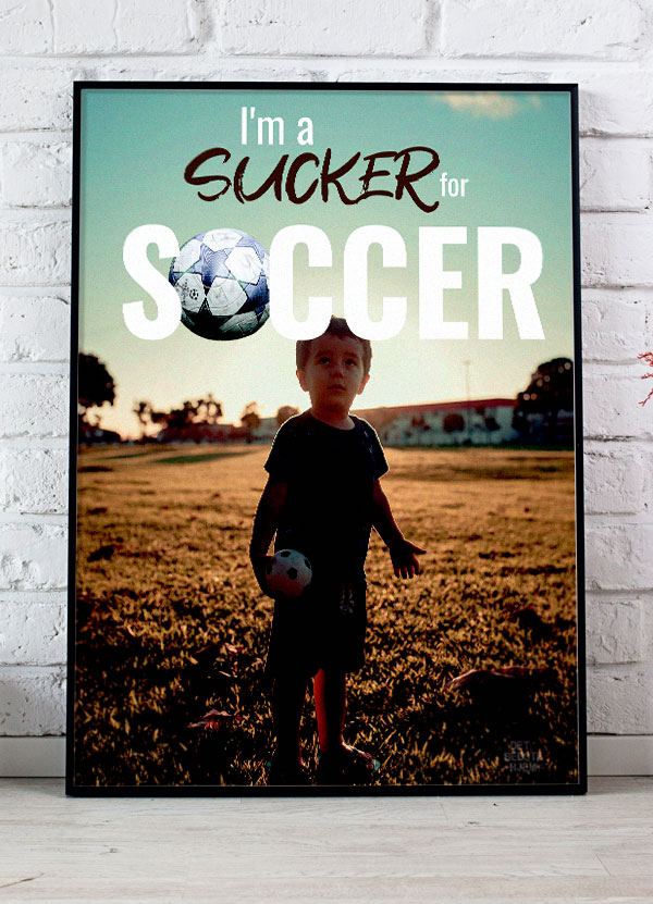 I'm a soccer for soccer - fodbolddreng - detbedstehjem.dk