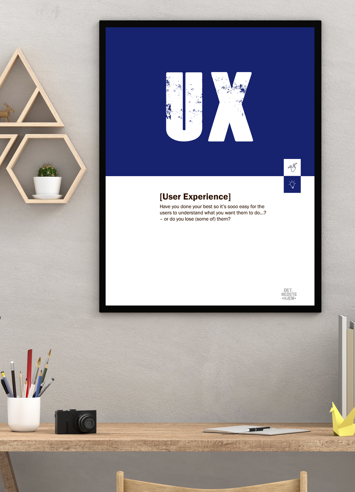 Se UX-marketing-plakat - Download PDF og print selv i mange formater kr. 299 hos Detbedstehjem.dk