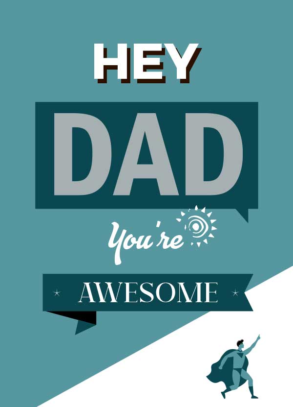 Fars dag plakat - You are awesome