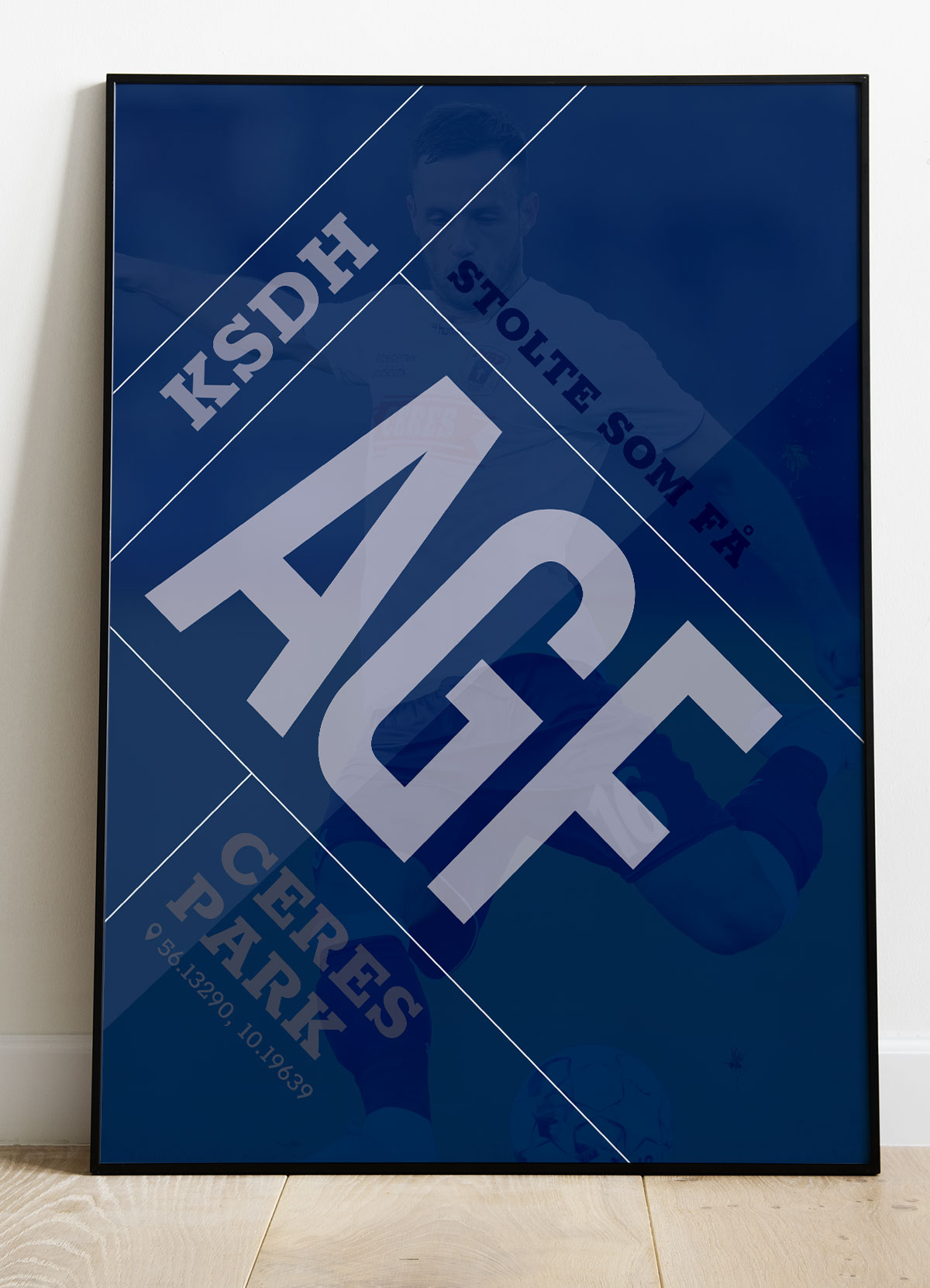 Se AGF-plakat - Stolte som få - 50 x 70 cm - Kr. 279,- hos Detbedstehjem.dk