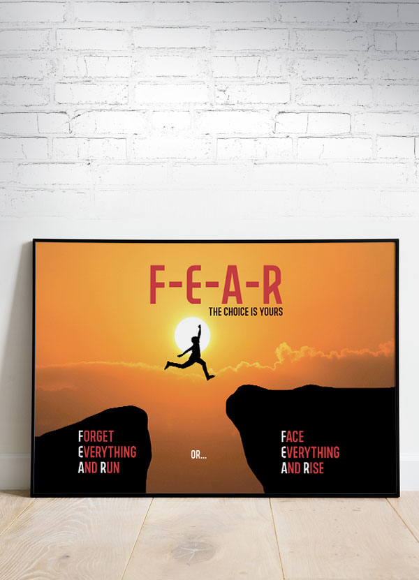 FEAR - The choise is yours-plakat